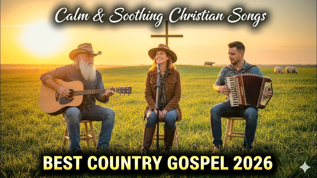 [PLAYLIST] Relaxing Country Gospel 2026 | Peaceful 1 Hour Vintage Hymns for Worship & Rest