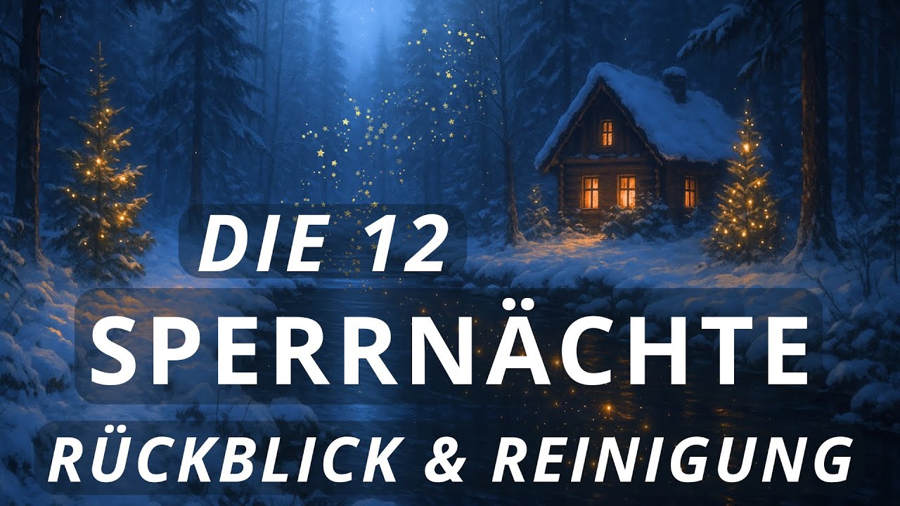 Sperrn&auml;chte erkl&auml;rt 🌙 R&uuml;ckblick, Rituale & energetisches Loslassen | Vorbereitung auf die Raun&auml;chte