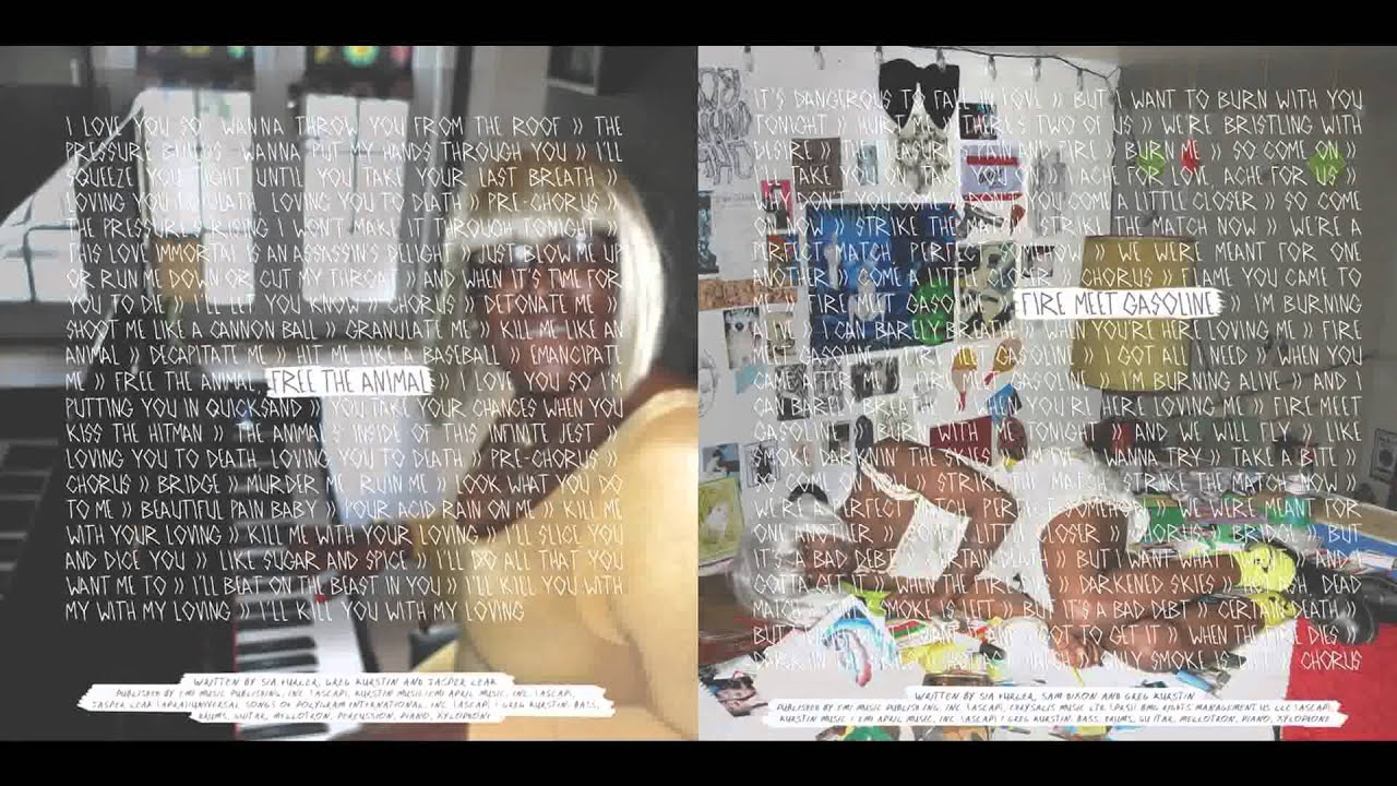 SIA - 1000 Forms Of Fear (Booklet, Album Outlook, Back Cover)