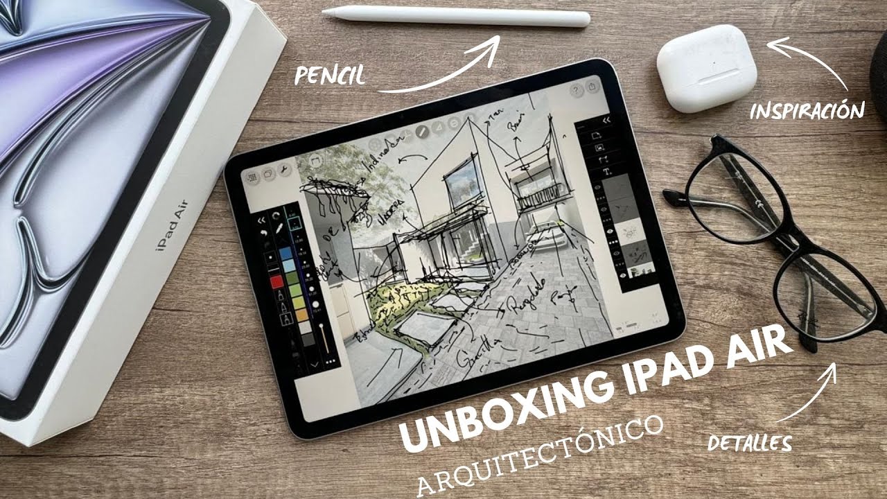 Nuevo iPad Air 2025 unboxing ARQUITECTONICO | Ipad para ARQUITECTURA y diseño