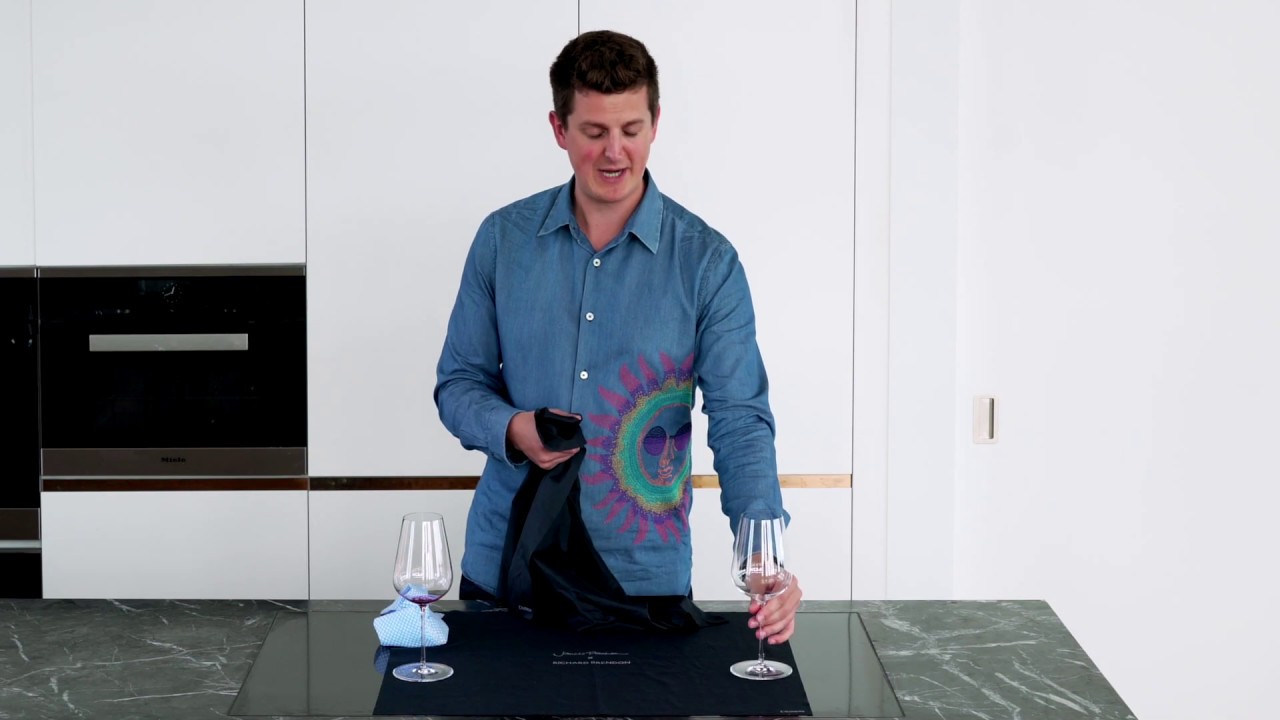 How to clean wine glasses properly with Richard Brendon