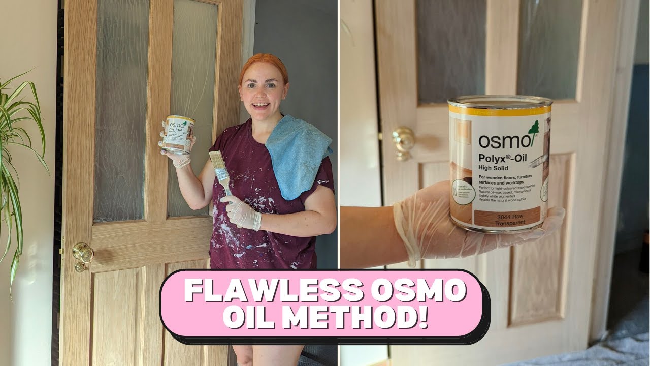 How to way to apply Osmo Oil to doors THE EASY WAY! | Sharn's House