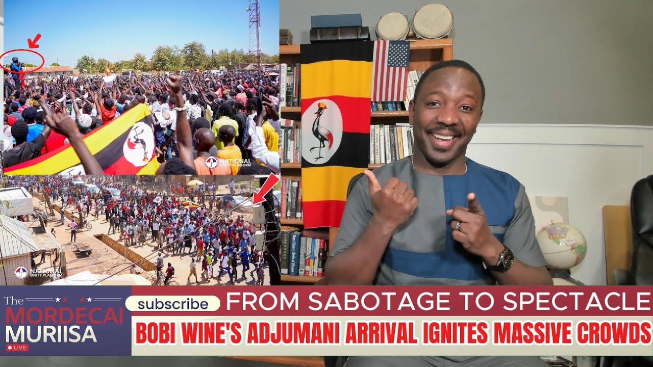 From Sabotage to Spectacle: Bobi Wine's Adjumani Arrival Ignites Massive Crowds.