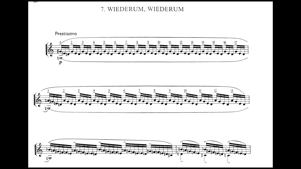 Kurtág - Kafka-Fragmente Part IV (1987) (with score)