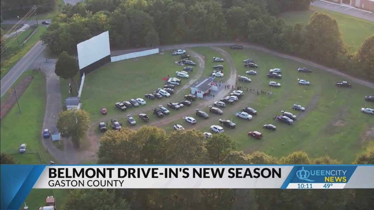 Belmont drive-in opens for first full movie season in 10 years