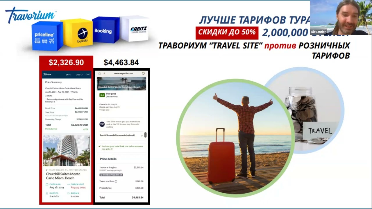 Заработай на путешествиях с экономией до 60%