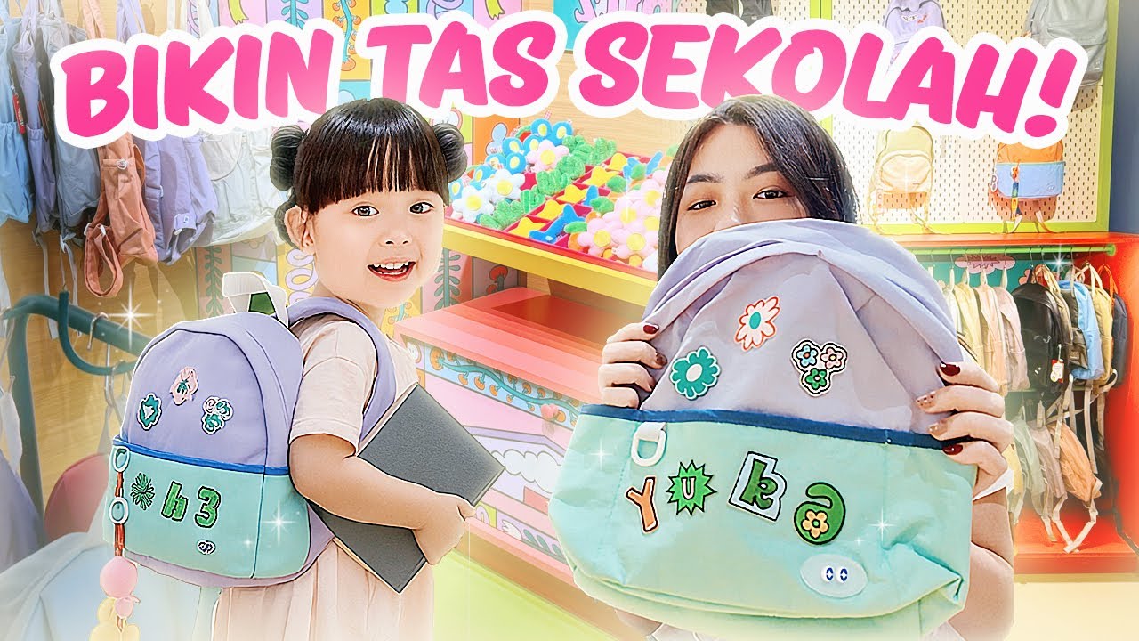 YUKA-CHAN BIKIN TAS SEKOLAH SENDIRI! | vlog