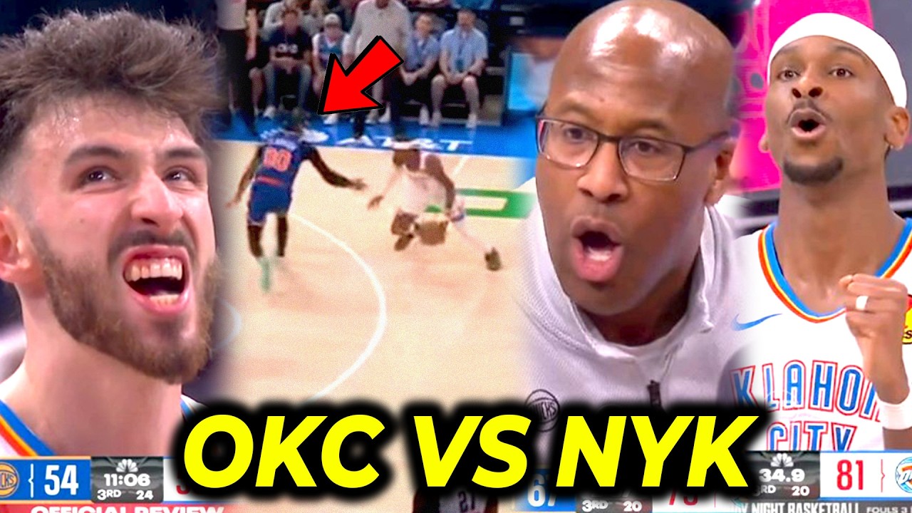 SGA VS JC! Nagwala ang Coach ng Knicks dahil sa free throws ng OKC, matatanggal ang ngipin ni Chet!