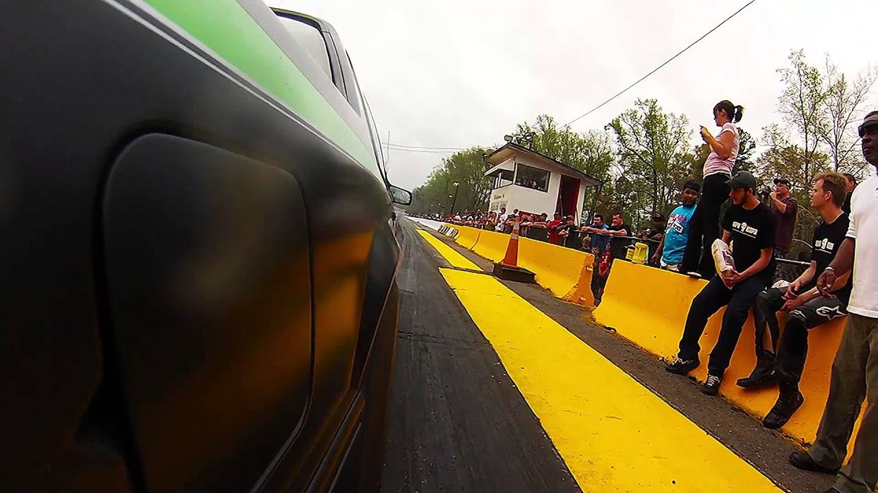 Chris Witzel Wheelstand Crash GoPro on Car. Better Quality