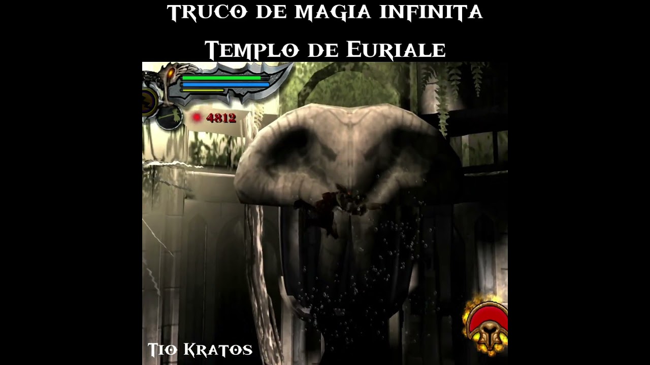 Truco de magia Infinita en Templo de Euriale - God of war 2  #godofwar #kratos