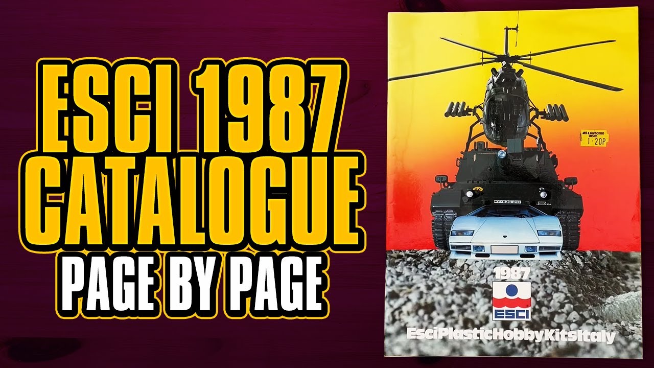 ESCI Catalogue 1987 Page by Page (Vintage Scale Model Catalog)
