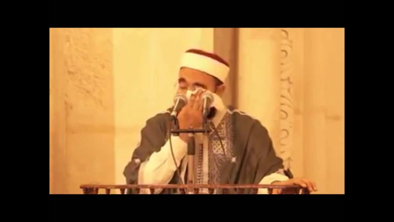 بكاء العالم التونسي  الشيخ بشير بن حسن بنعيم الجنة ورؤية الله سبحانه وتعالى في يوم القيامه