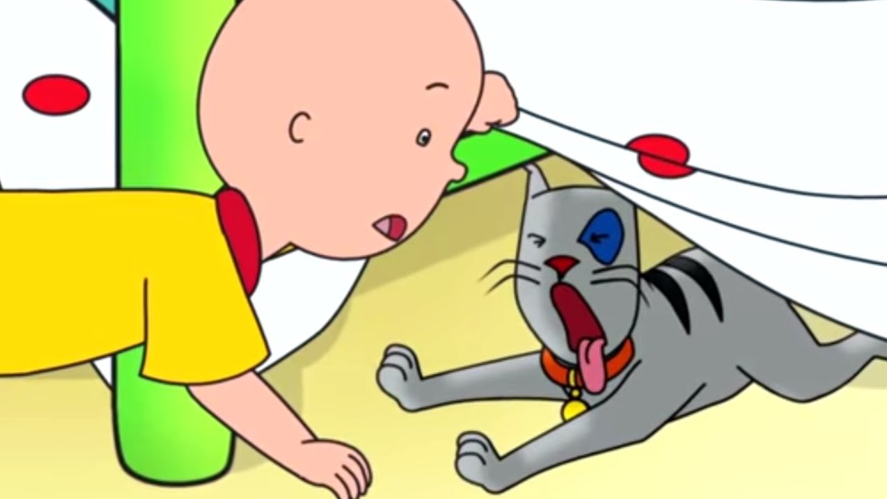 Caillou 524 - Kitty Conundrum/Caillou's Favourite Sweater/Caillou's Big Dig
