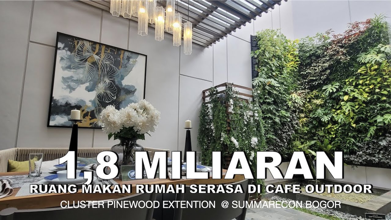 CLUSTER PINEWOOD EXTENTION DI SUMMARECON BOGOR, SHOW UNIT TYPE 9X16, LAUNCH NOW, SUMMARECON BOGOR