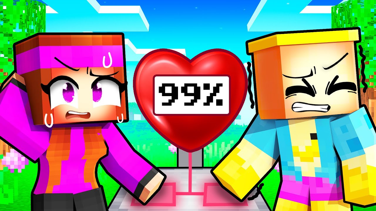 Anna utilise un TESTEUR d'amour pour La Saint-Valentin sur Minecraft !