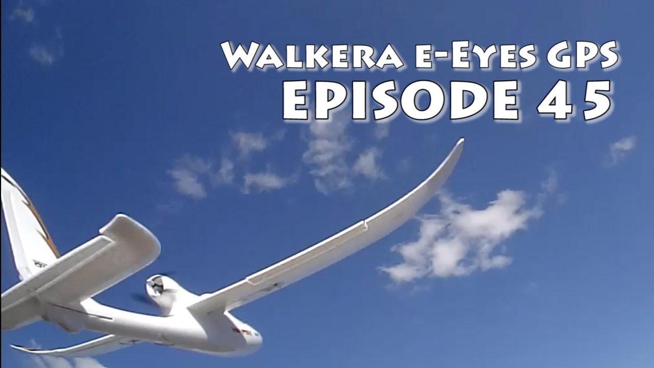 Walkera E-Eyes GPS Plane unboxing, installation & maiden flight