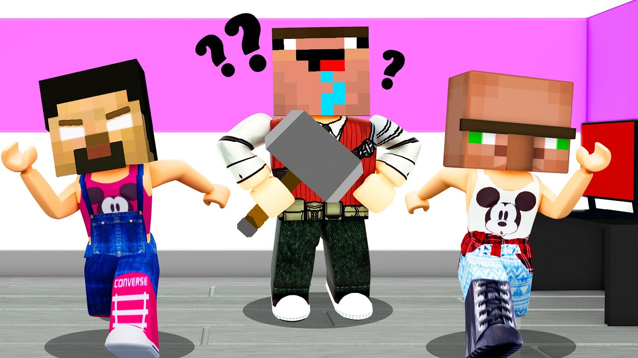 VIRAMOS SKIN DE MINECRAFT NO MARRETÃO (Flee The Facility)