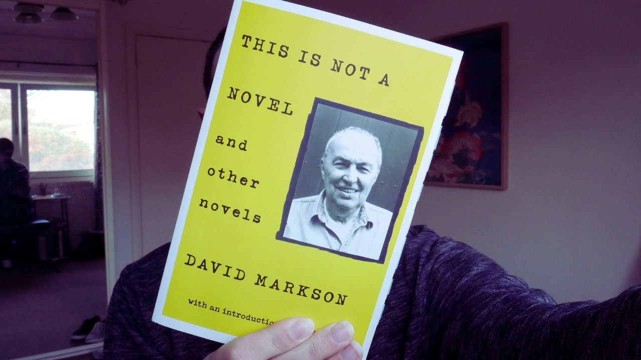 This Is Not A Novel - David Markson