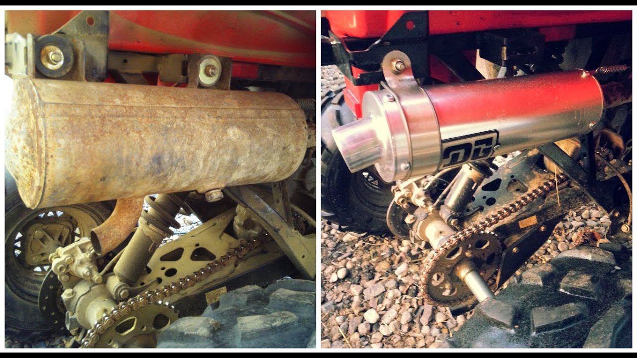 DG slip on exhaust install