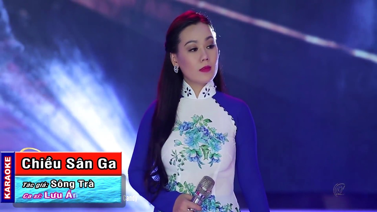 [KARAOKE]  Chiều Sân  Ga - Lưu Ánh Loan