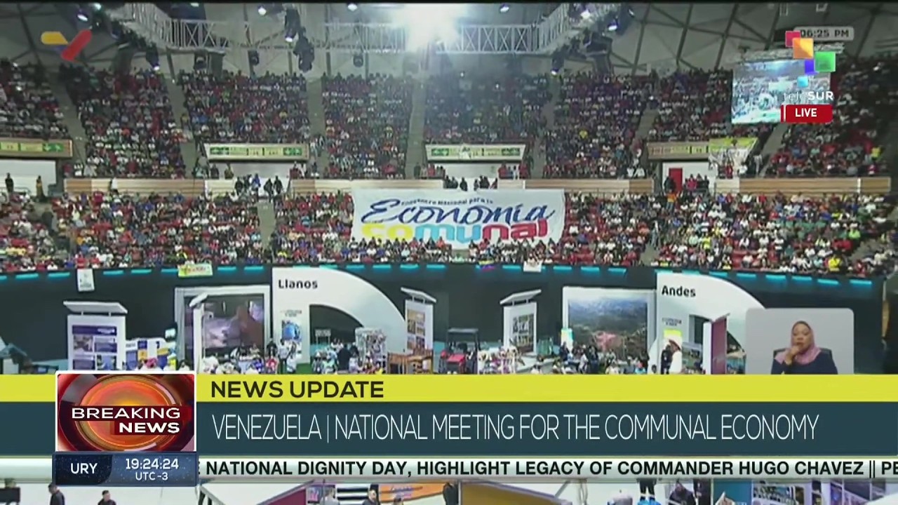 Venezuela | Act. Pres. Rodriguez leads National Communal Economy Encounter