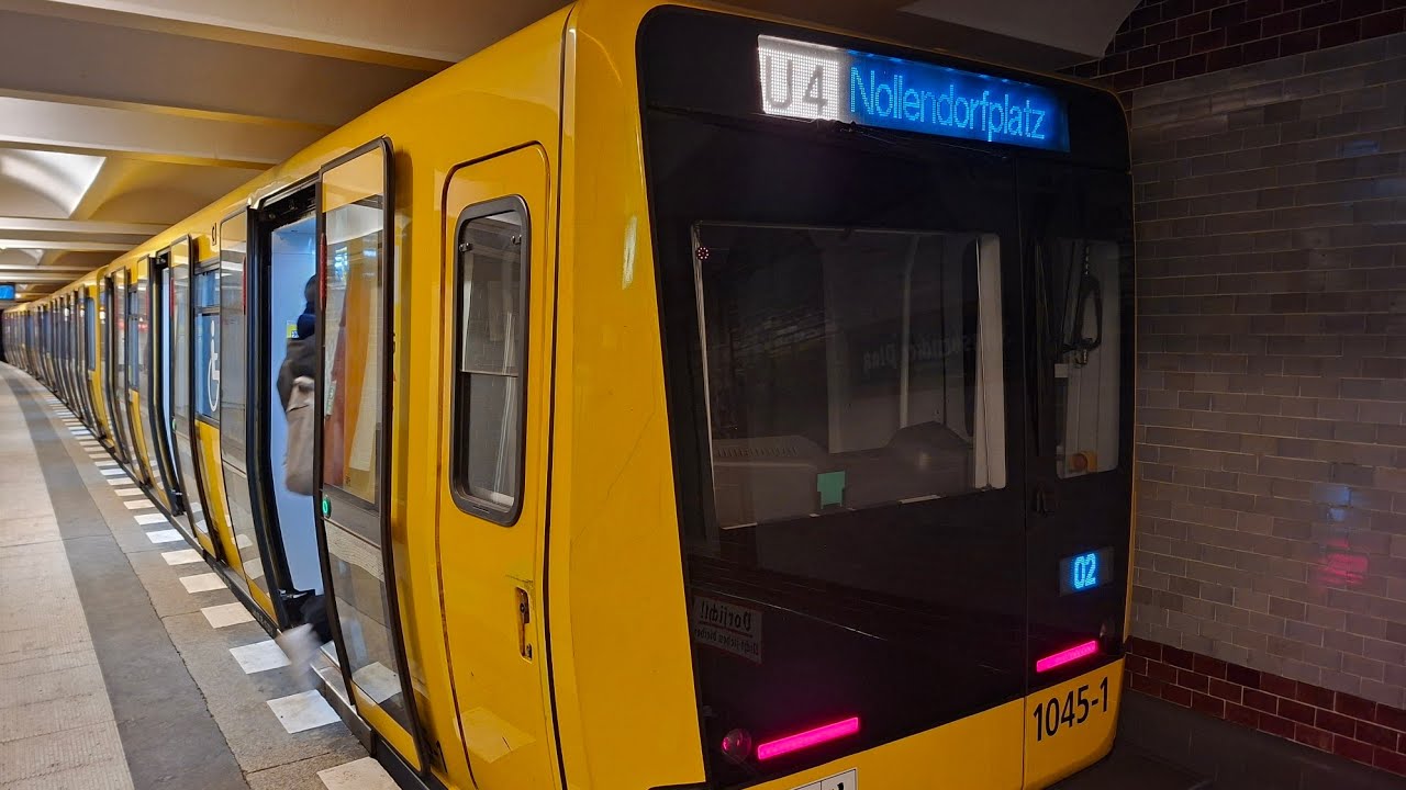 Mitfahrt in der U4 von Innsbrucker Platz bis Nollendorfplatz im IK 1045