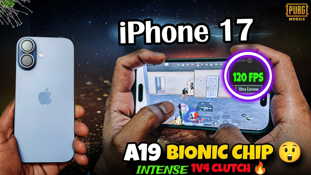 iPhone 17 BGMI & PUBG 4.2 Update Gameplay With 120 FPS? | Playing Faster Than H@CKERS ? 