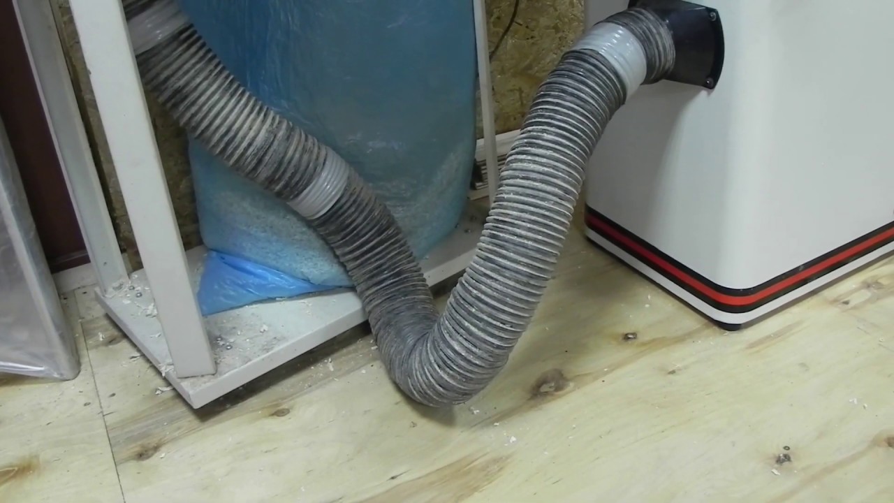 Стружкоотсос JET DC-900A и шланг полиолефиновый диаметром 100 мм