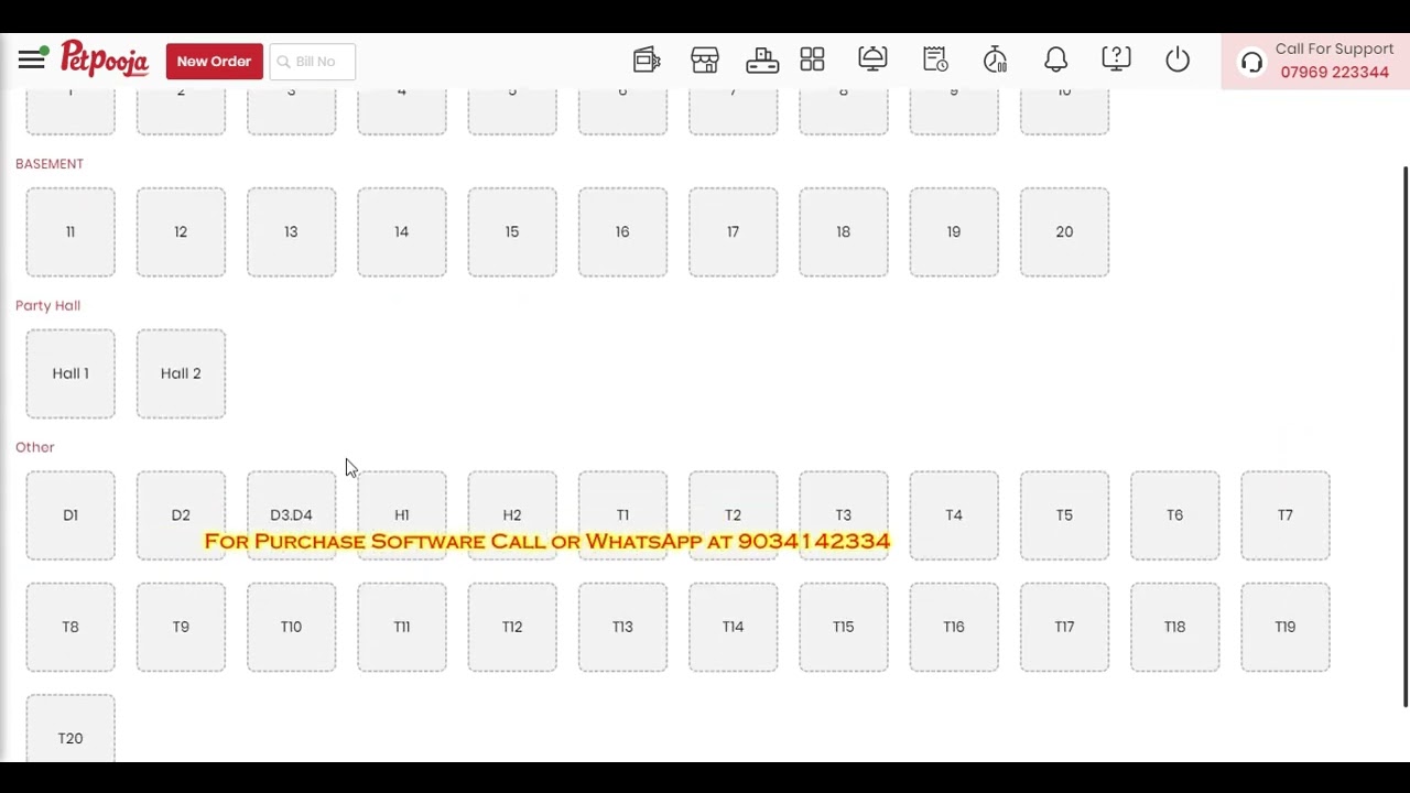 How to Add Tables in Petpooja