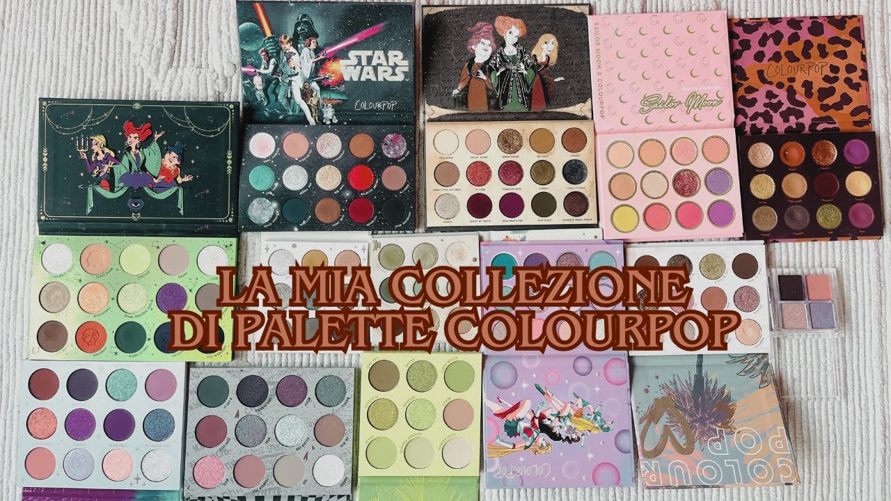 Puntata speciale inventario makeup - le mie palette #colourpop