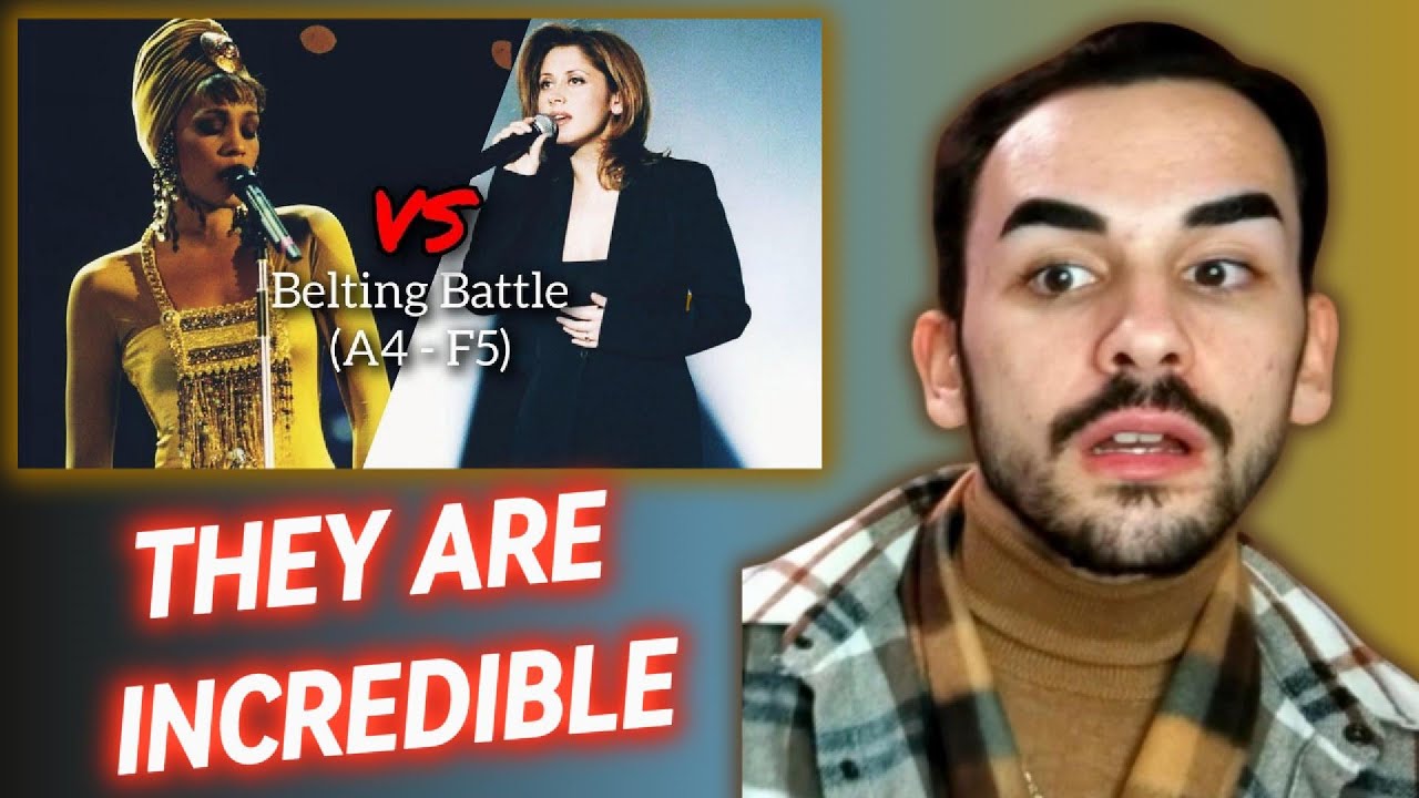 Vocal Battle: Whitney Houston vs Lara Fabian (best belts) | Reaction