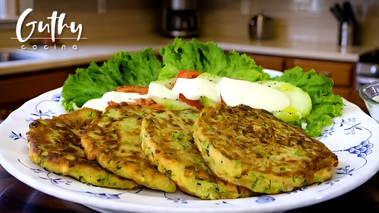 ¡Tortitas de Calabacitas Doraditas y Deliciosas!