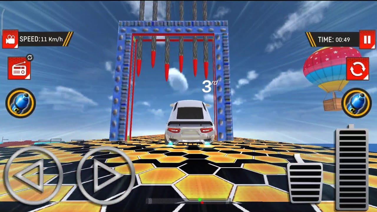 Ramp Car Stunt Free - Drive in Multiplayer Driving Mode Android Sky Car truck GamePlay