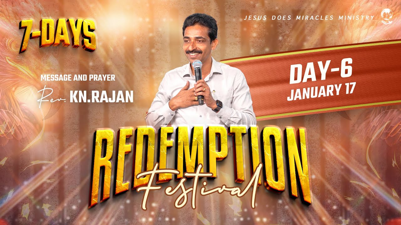 விடுதலை பெருவிழா | DAY - 6 | 17 JANUARY 2026 | Rev. KN.RAJAN