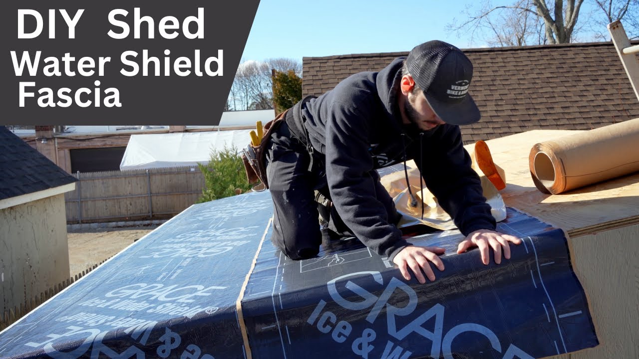 Shed Water Shield and Fascia