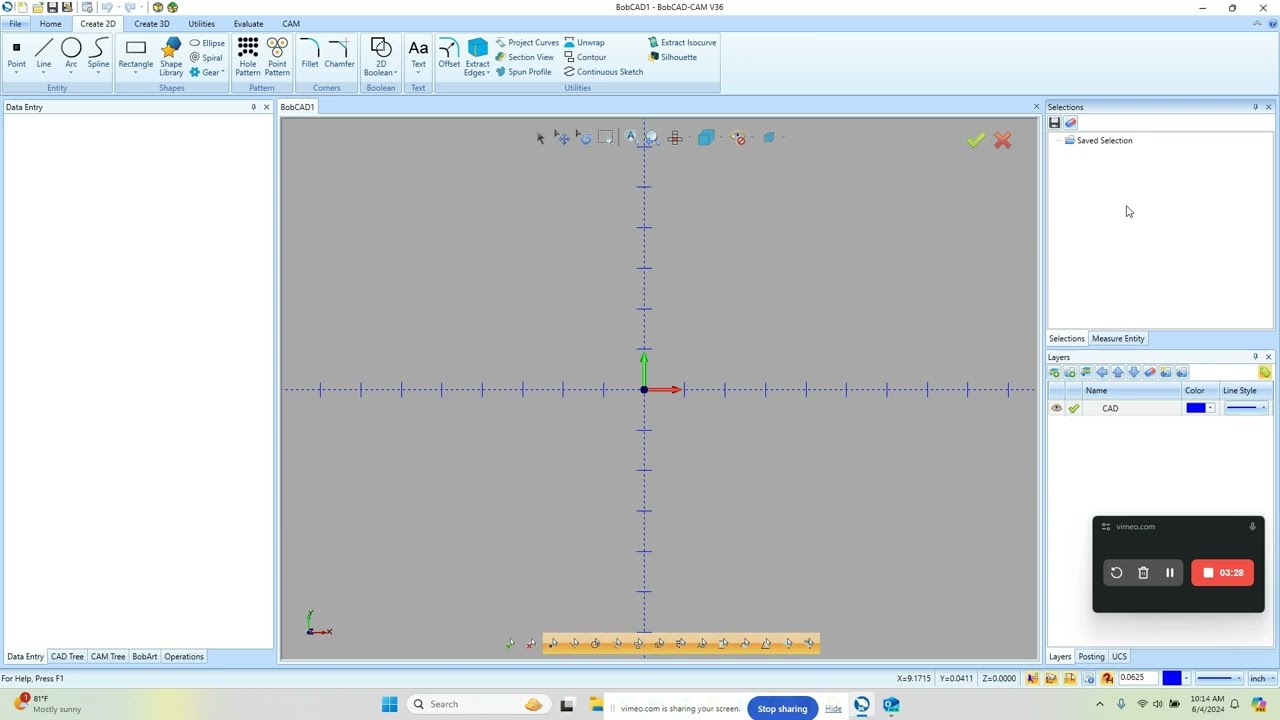 BobCAD CAM V36 Getting Started  - Environment Settings