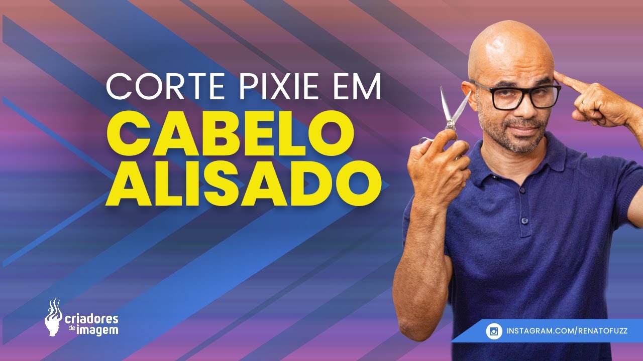 Corte Pixie em Cabelo Alisado: Técnica e Simetria