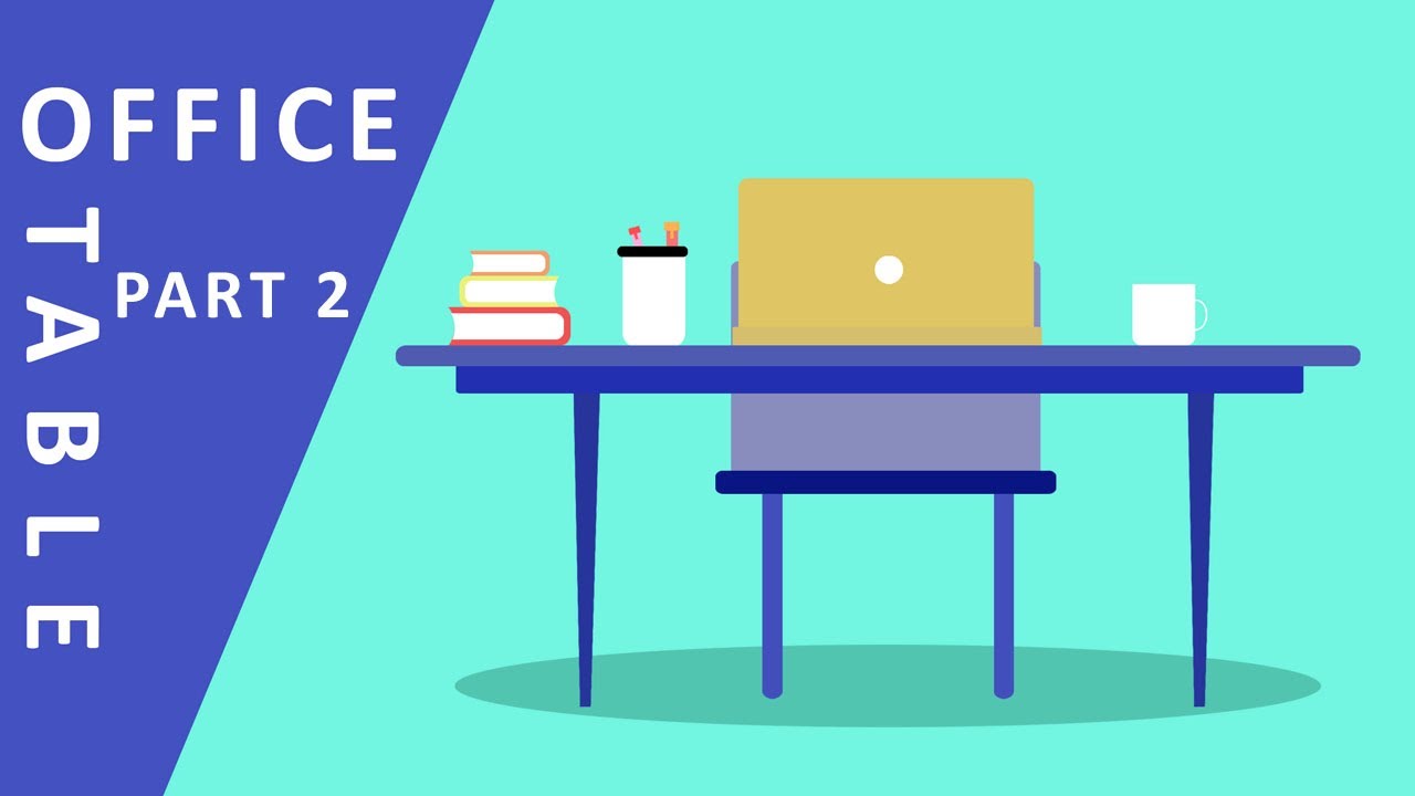 How to make vector office table| in photoshop cs6| PART 2|PSstudio|
