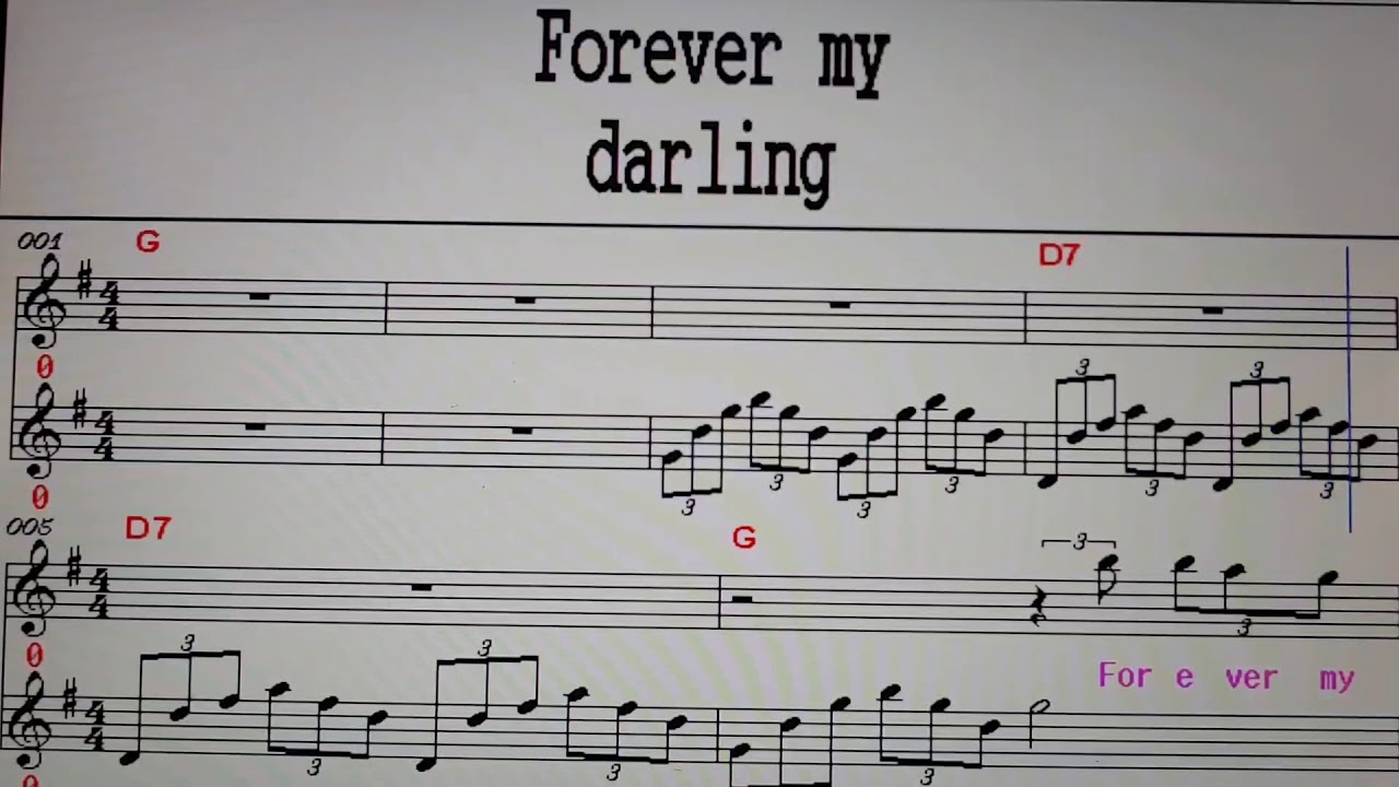 #불러주는악보팝송. Pledging my love / Emmylou Harris