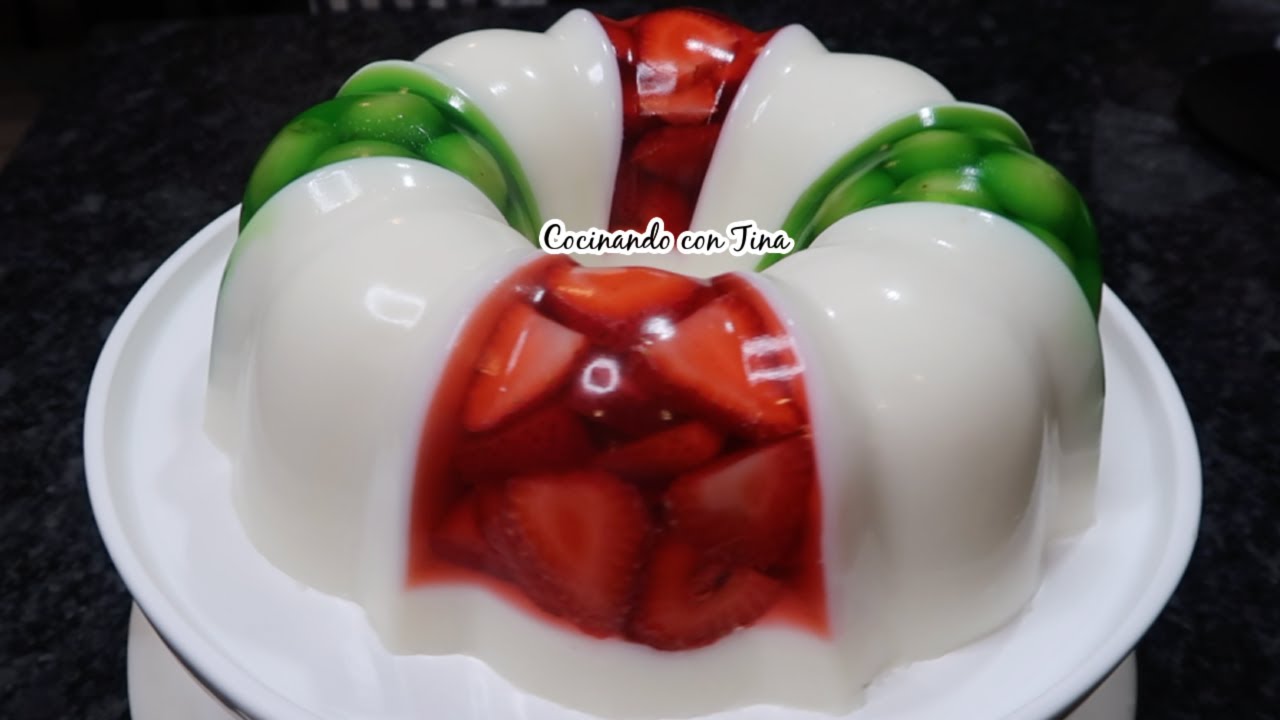 GELATINA TRICOLOR PARA FIESTAS PATRIAS🇲🇽(VIVA MEXICO🇲🇽