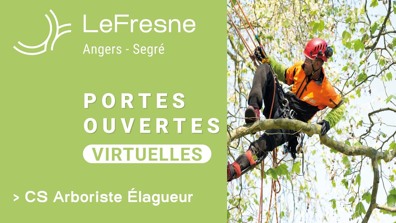 JPO Virtuelles - Présentation du CS Arboriste Élagueur au Fresne