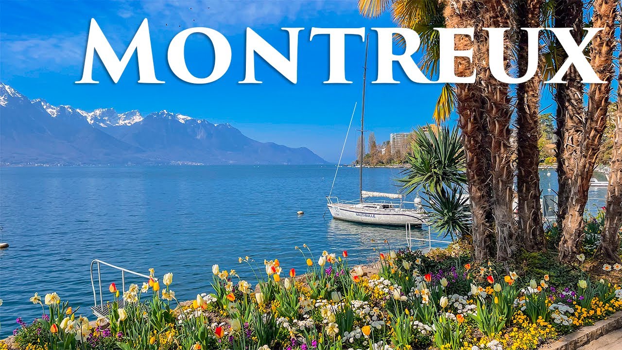 Montreux 4K - Most Heavenly Places in Switzerland You Should Visit - Walking Tour 2023, Travel Vlog