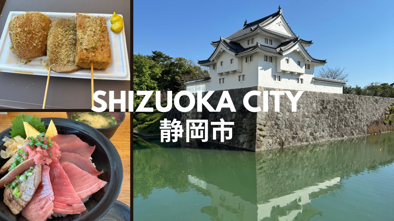 Путешествия по Японии в Сидзуоке 🇯🇵 | Морепродукты, местная еда, город-замок, виды на гору Фудзи