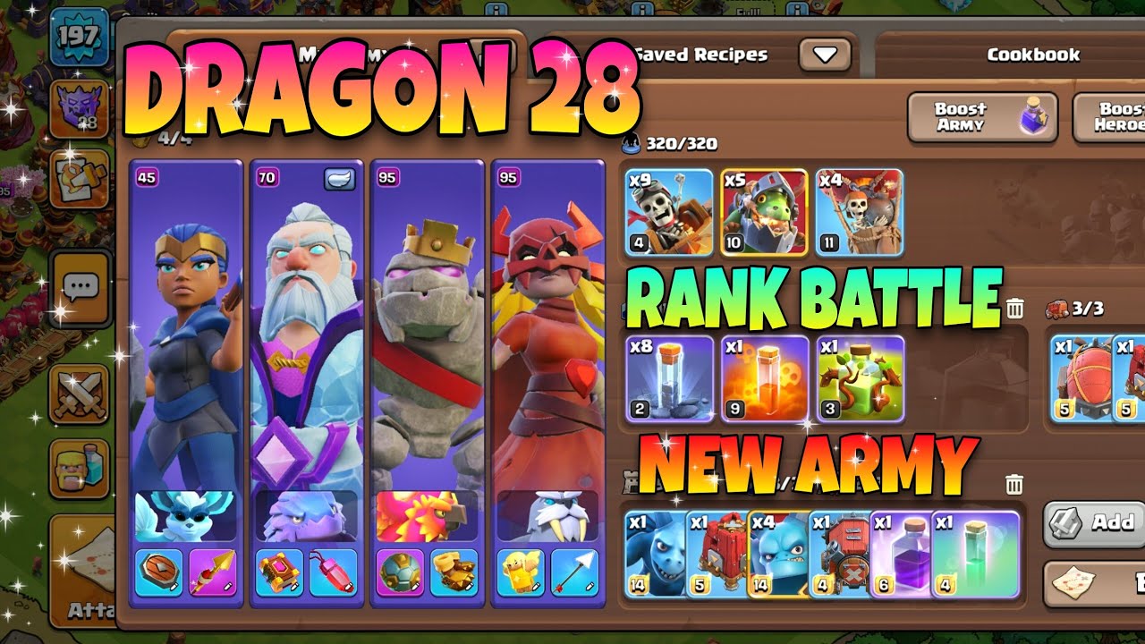 Town Hall 16 Rank Battle এর জন্য সবচেয়ে সেরা Air & Ground Attack Strategy 😮 Coc ( বাংলা ) 