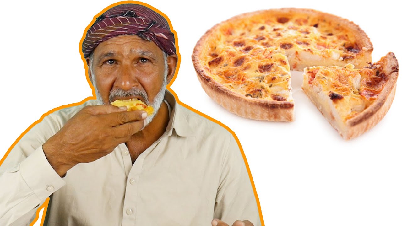 Tribal People Try Quiche For The First Time