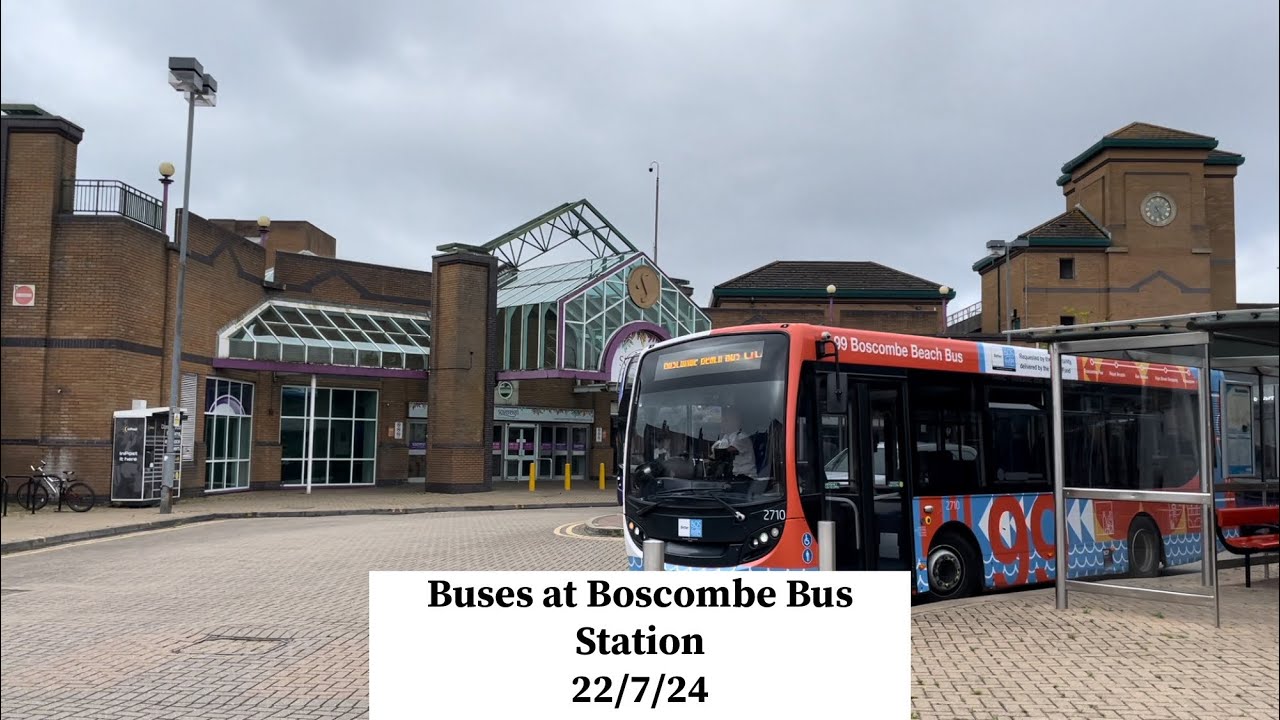 Buses at Boscombe Bus Station 22/7/24