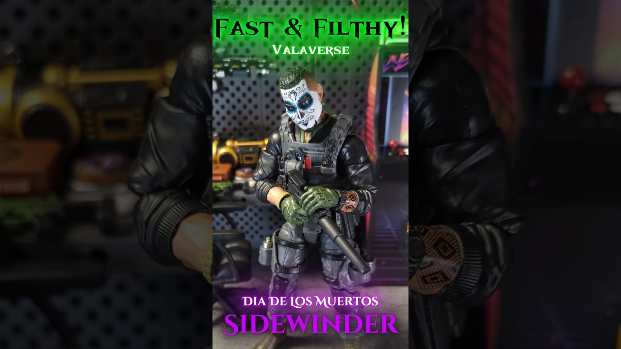 Valaverse Action Force Sidewinder Day of the Dead Variant!