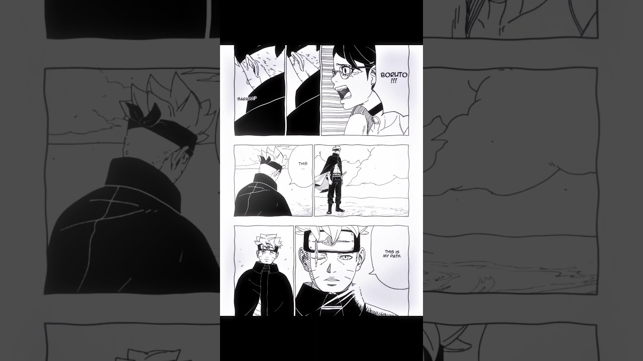 Take care of everyone💔 #boruto #sarada #naruto #anime #narutoshippuden #borutotwobluevortex