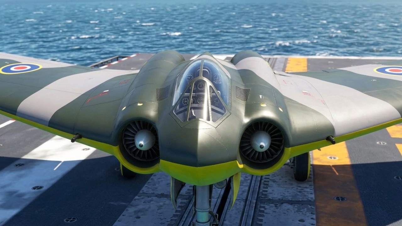 Удивительный взлет RAS Horten Ho 229 Королевских ВВС с авианосца