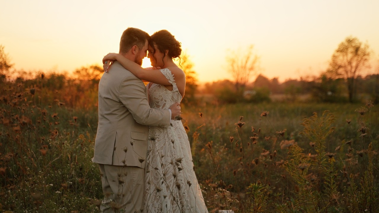 His vows to her will make you cry | Jesi & Levi's fall wedding | The Barn at Hamner Ridge